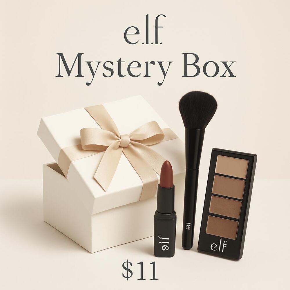 e.l.f. Mystery Box - at least 3 FULL SIZE pieces in box - NEW - Picture 2 of 2
